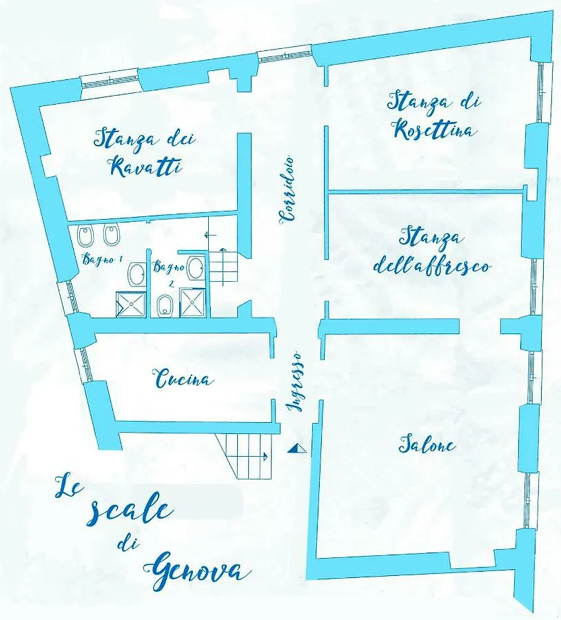 Le Scale Di Genova Villa Holiday home Genoa